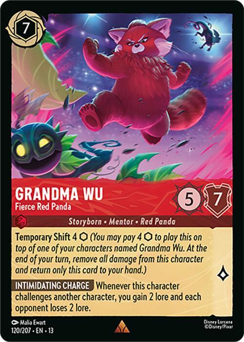 Grandma Wu, Fierce Red Panda 120/207 (Attack of the Vine!) 