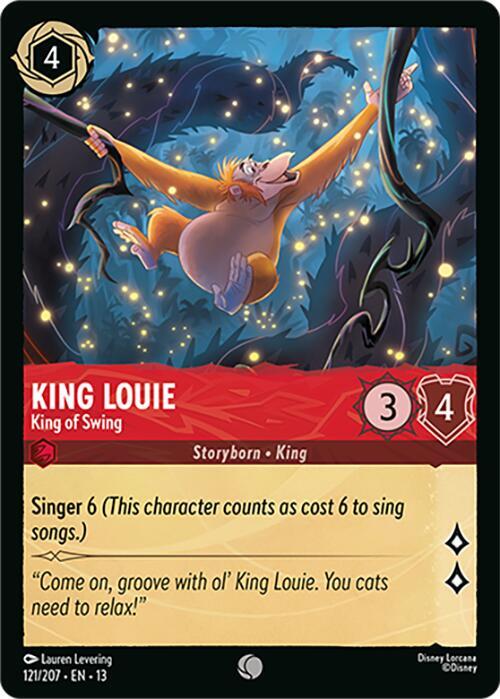 King Louie, King of Swing 121/207 (Attack of the Vine!)  - Cold Foil