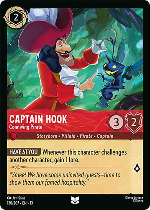 Captain Hook, Conniving Pirate 130/207 (Attack of the Vine!) 