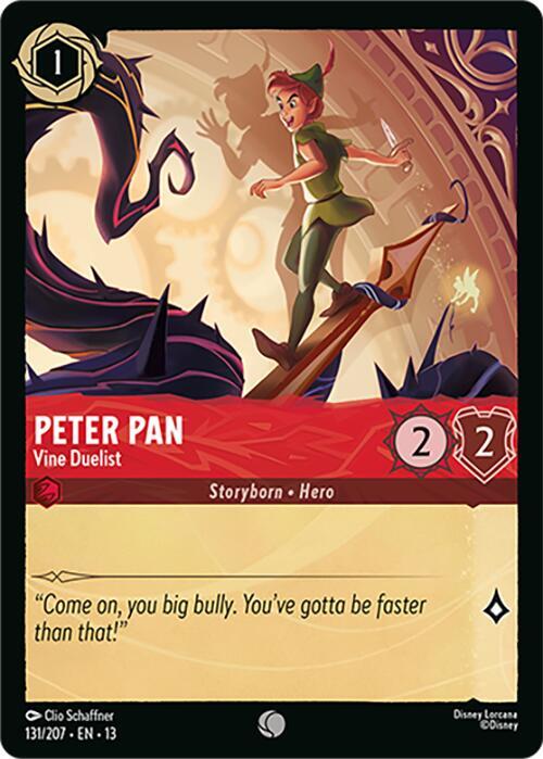 Peter Pan, Vine Duelist 131/207 (Attack of the Vine!)  - Cold Foil