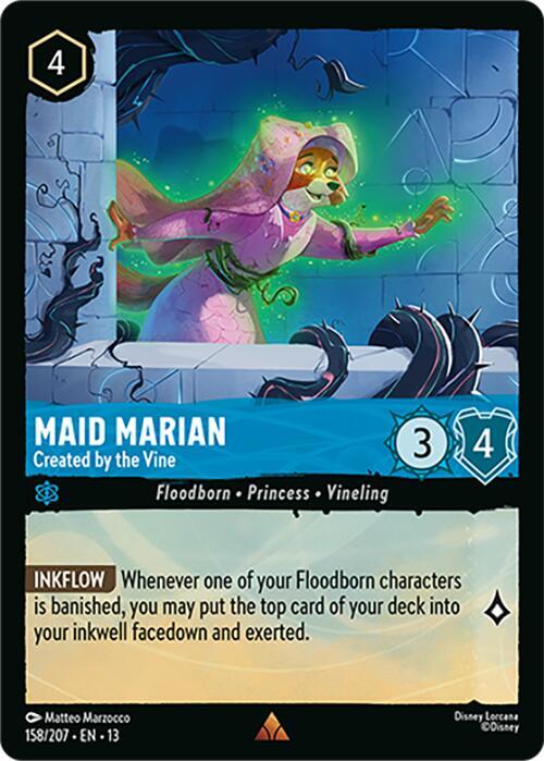 Maid Marian, Created by the Vine 158/207 (Attack of the Vine!) 