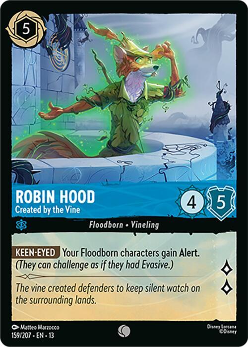 Robin Hood, Created by the Vine 159/207 (Attack of the Vine!) 