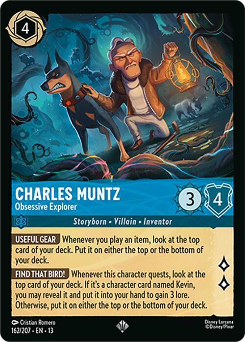 Charles Muntz, Obsessive Explorer 162/207 (Attack of the Vine!)  - Cold Foil