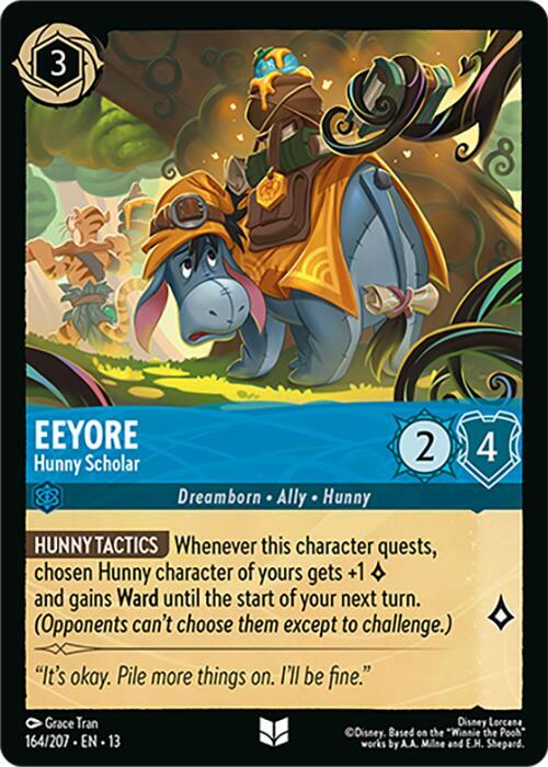 Eeyore, Hunny Scholar 164/207 (Attack of the Vine!) 