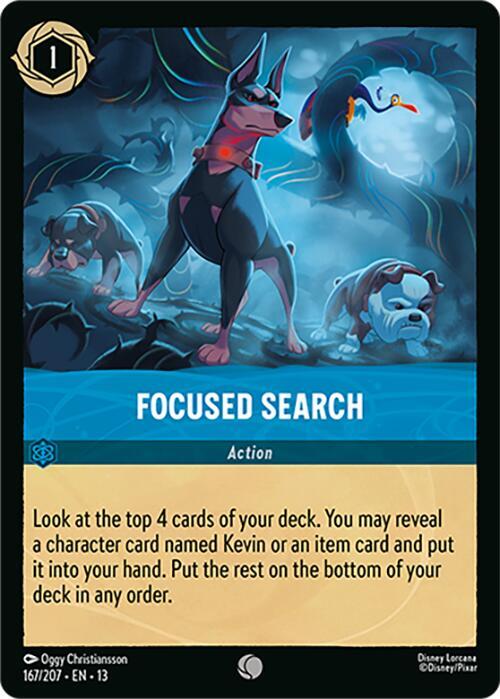 Focused Search 167/207 (Attack of the Vine!)  - Cold Foil
