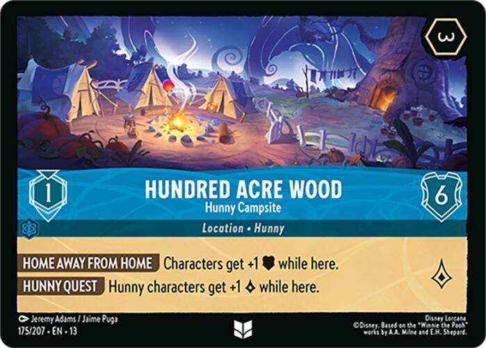 Hundred Acre Wood, Hunny Campsite 175/207 (Attack of the Vine!)  - Cold Foil