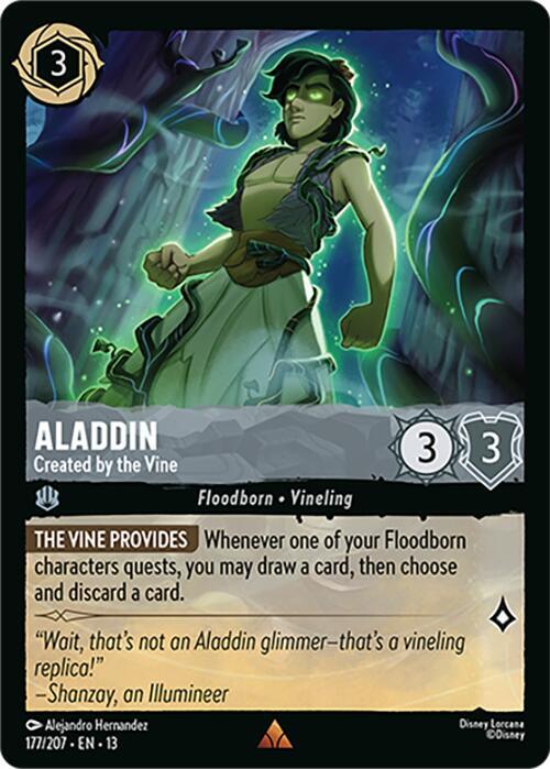 Aladdin, Created by the Vine 177/207 (Attack of the Vine!) 