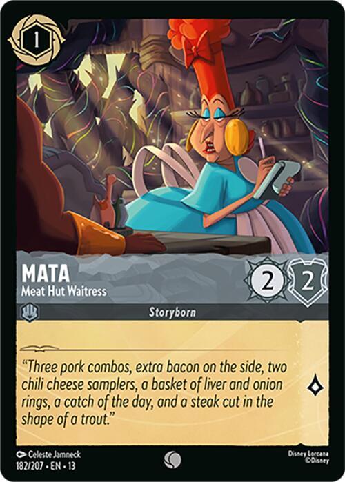 Mata, Meat Hut Waitress 182/207 (Attack of the Vine!) 