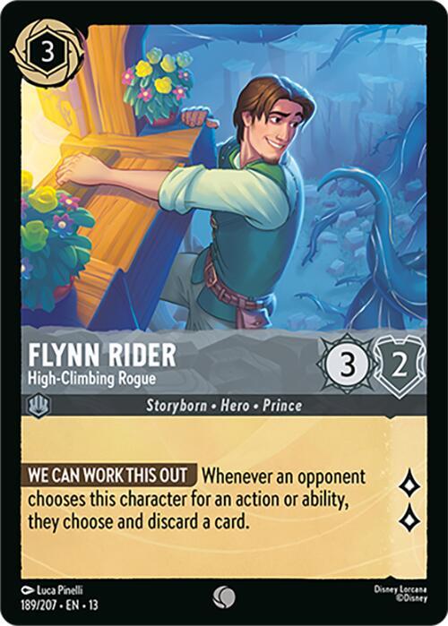 Flynn Rider, High-Climbing Rogue 189/207 (Attack of the Vine!) 