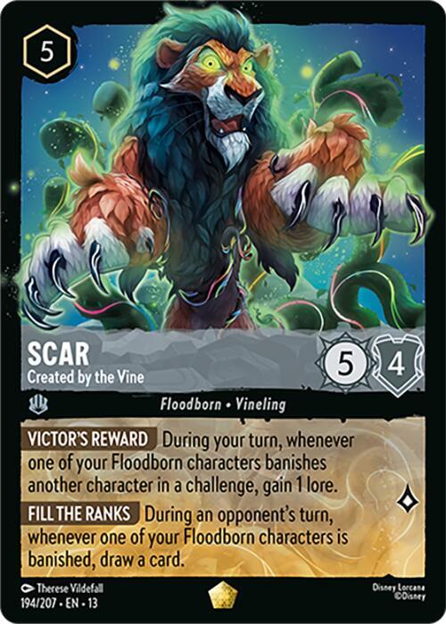 Scar, Created by the Vine 194/207 (Attack of the Vine!) 