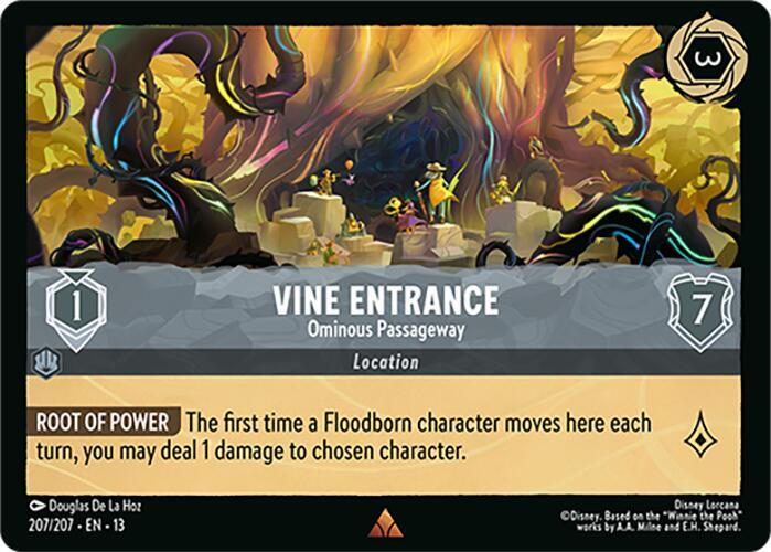 Vine Entrance, Ominous Passageway 207/207 (Attack of the Vine!)  - Cold Foil