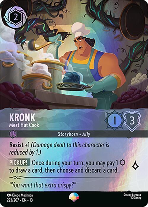 Kronk Meat Hut Cook 223/207 (Attack of the Vine!)  - Holofoil