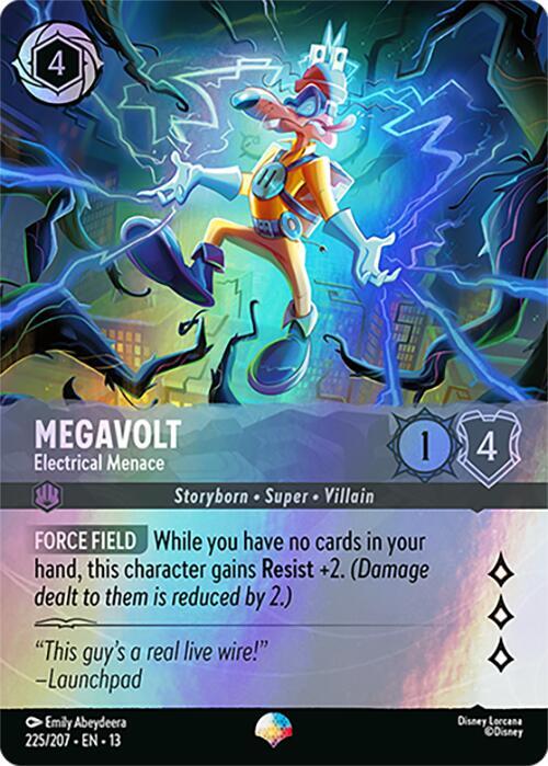 Megavolt, Electrical Menace 225/207 (Attack of the Vine!)  - Holofoil