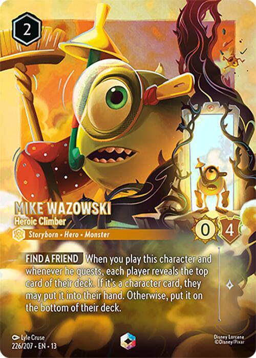 Mike Wazowski, Heroic Climber 226/207 (Attack of the Vine!)  - Holofoil