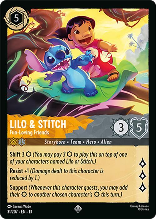 Lilo and Stitch Fun Loving Friends 31/207 (Attack of the Vine!)  - Cold Foil