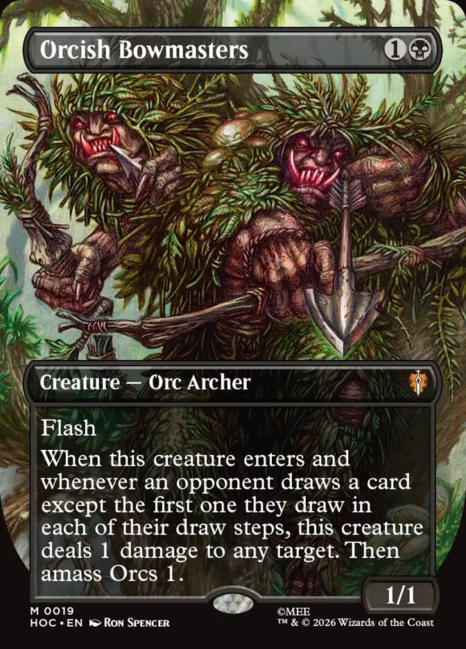 Orcish Bowmasters 19 (The Hobbit: Eternal-Legal)  - Borderless Foil
