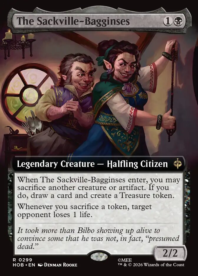 The Sackville-Bagginses 299 (The Hobbit)  - Extended Art Foil