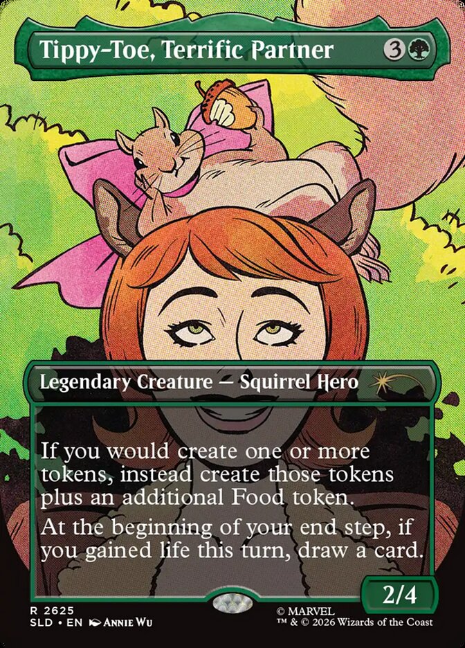 Tippy-Toe, Terrific Partner 2625 (Secret Lair Drop Series)  - Foil
