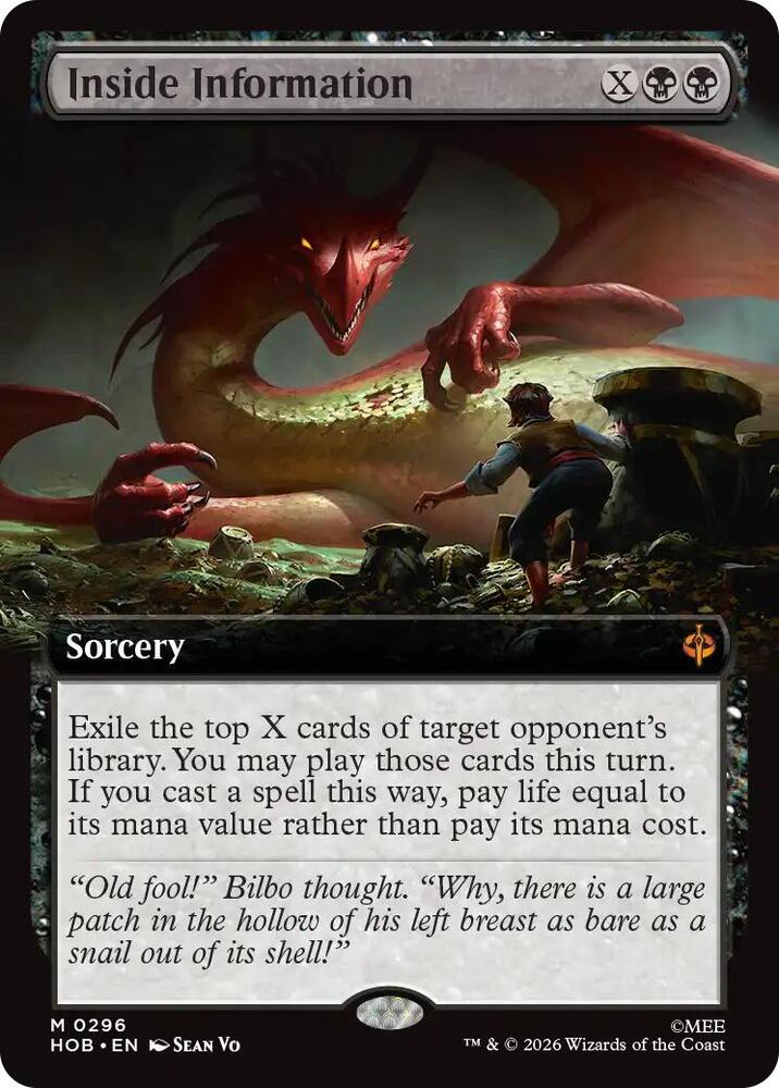 Inside Information 296 (The Hobbit)  - Extended Art