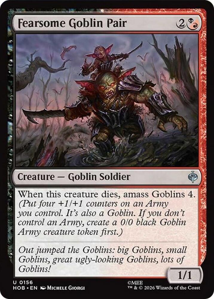 Fearsome Goblin Pair 156 (The Hobbit)  - Normal 