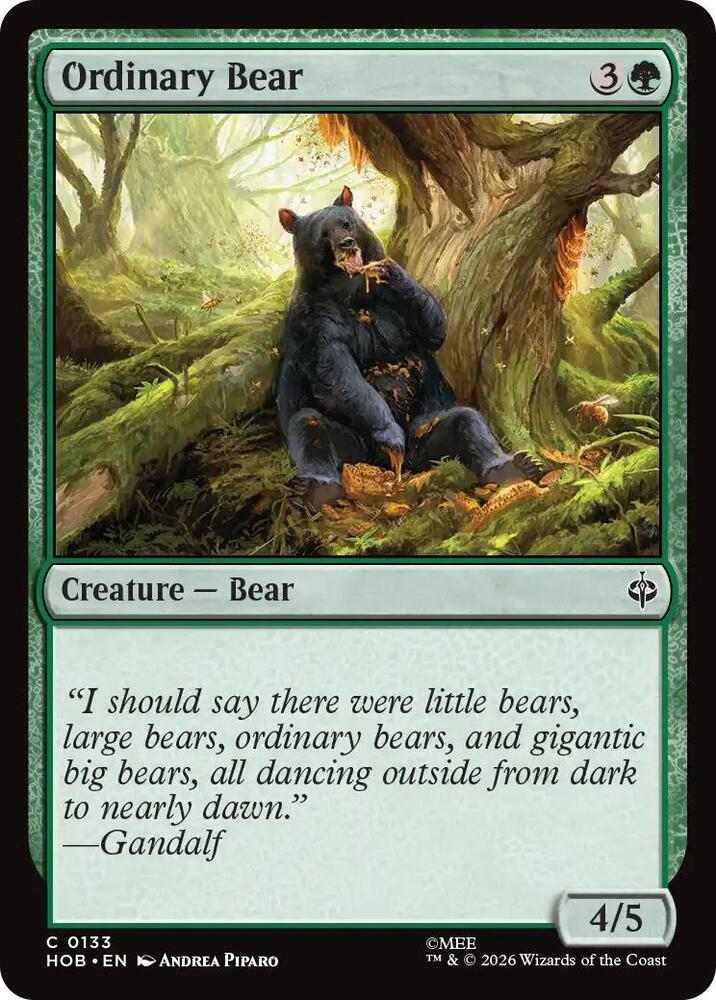 Ordinary Bear 133 (The Hobbit) 