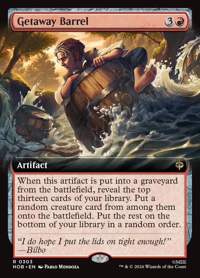 Getaway Barrel 303 (The Hobbit)  - Extended Art Foil