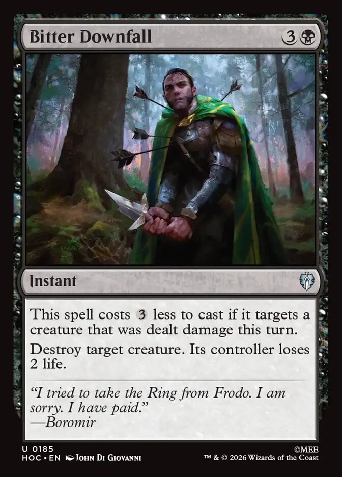 Bitter Downfall 185 (The Hobbit: Eternal-Legal) 