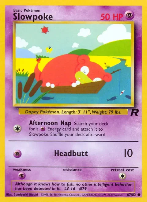 Slowpoke 67/82 (Team Rocket)  - Unlimited