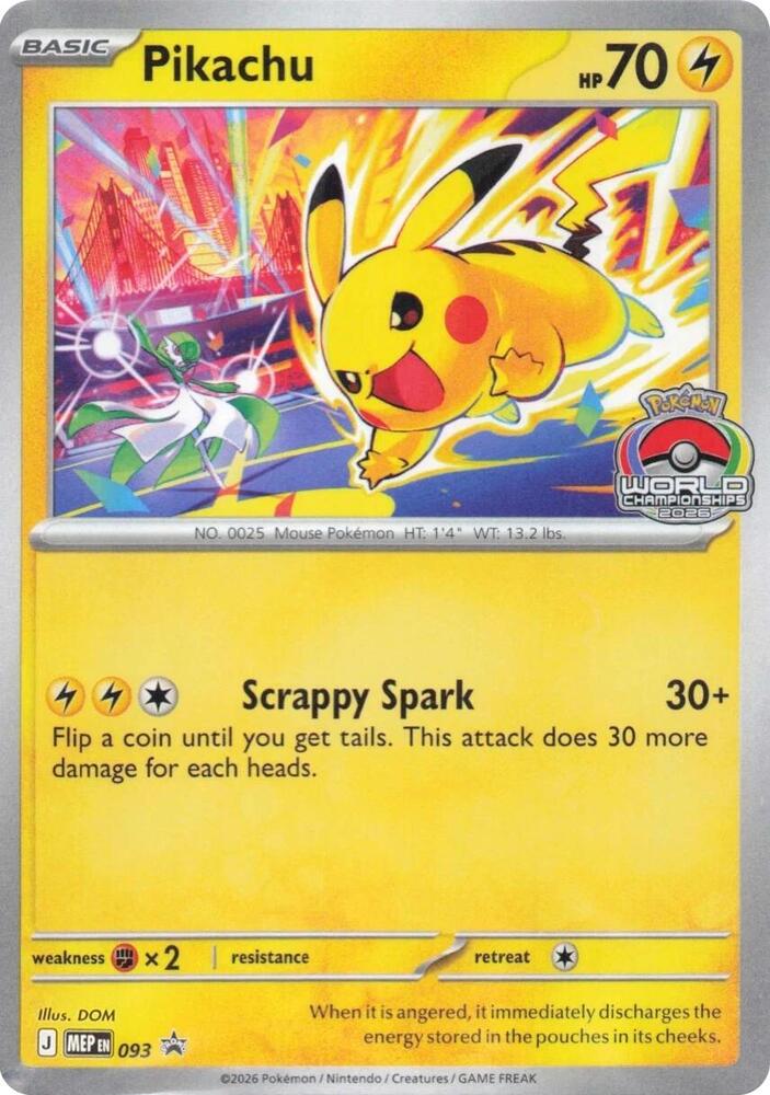 Pikachu 093 093 (ME: Mega Evolution Promo) 