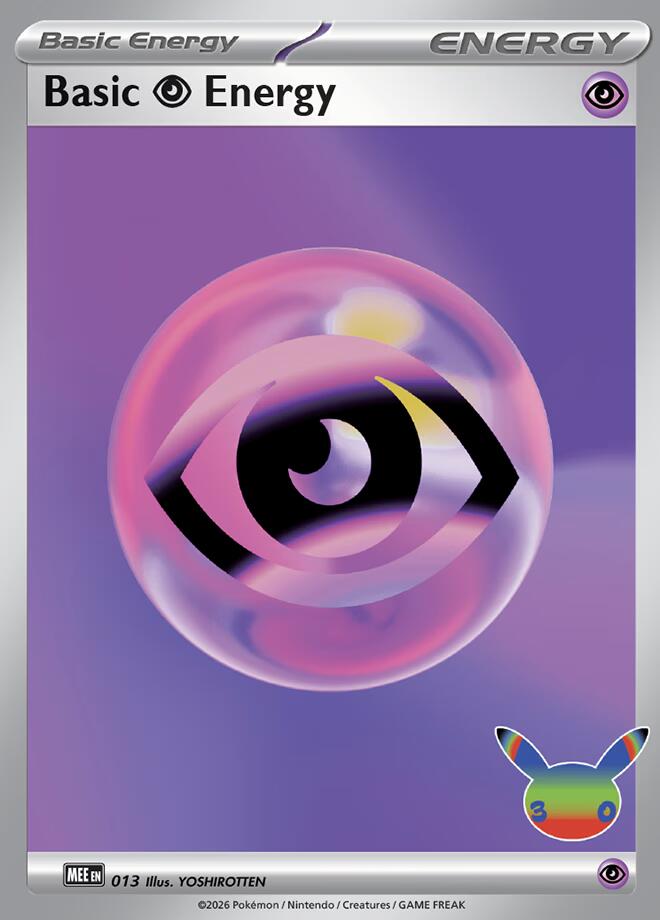 Basic Psychic Energy 013 (MEE: Mega Evolution Energies)  - Holofoil