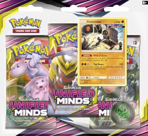 Unified Minds 3 Pack Blister Stakataka  (SM - Unified Minds) 