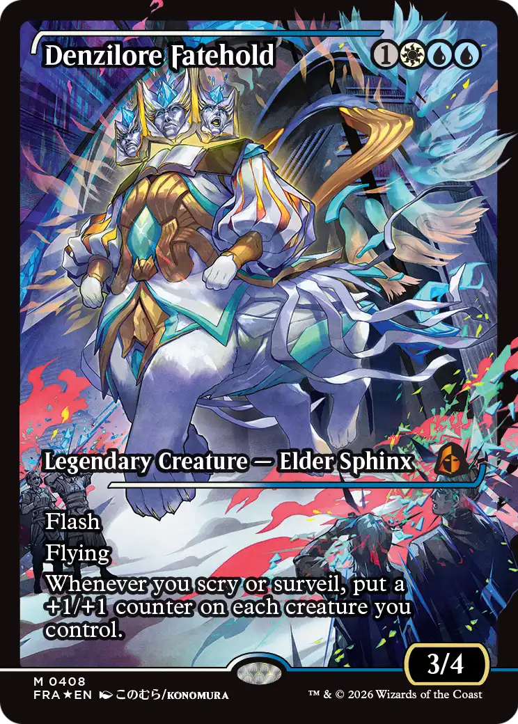 Denzilore Fatehold 408 (Reality Fracture)  - Showcase Foil