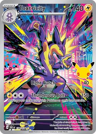 Toxtricity 134/128 (ME: 30th Celebration)  - Holofoil