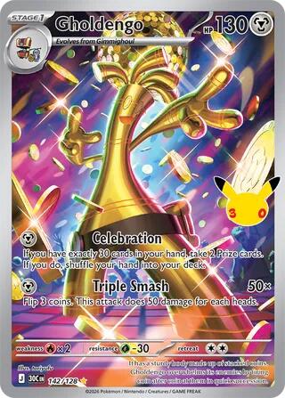 Gholdengo 142/128 (ME: 30th Celebration)  - Holofoil