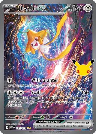 Jirachi ex 155/128 (ME: 30th Celebration)  - Holofoil