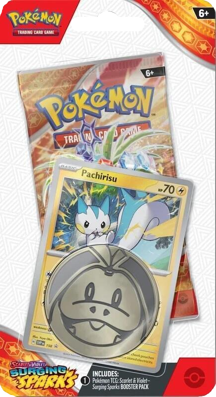 Surging Sparks Single Pack Blister Pachirisu  (SV08: Surging Sparks) 