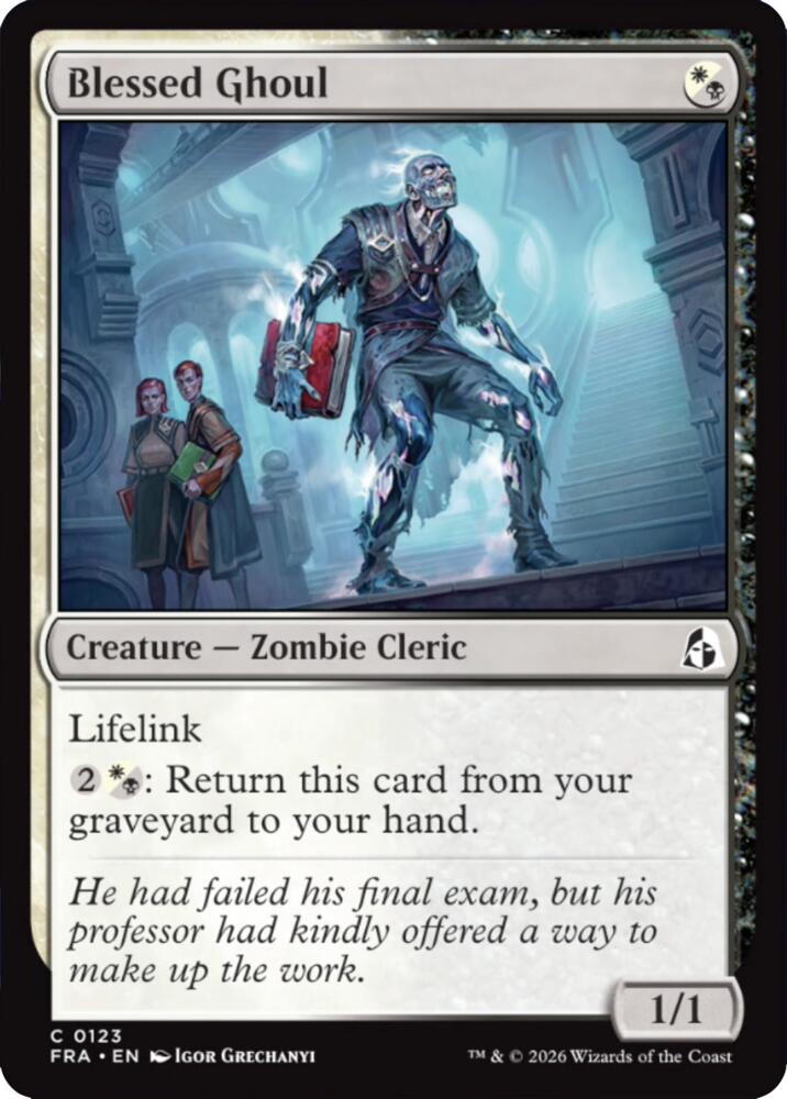 Blessed Ghoul 123 (Reality Fracture)  - Foil