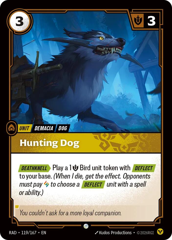 Hunting Dog 119/167 (Radiance) 