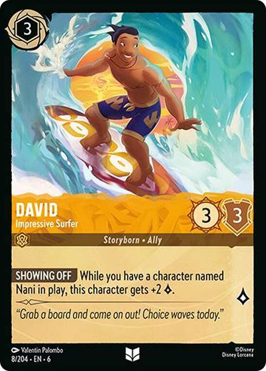 David, Impressive Surfer 8/204 (Azurite Sea) 