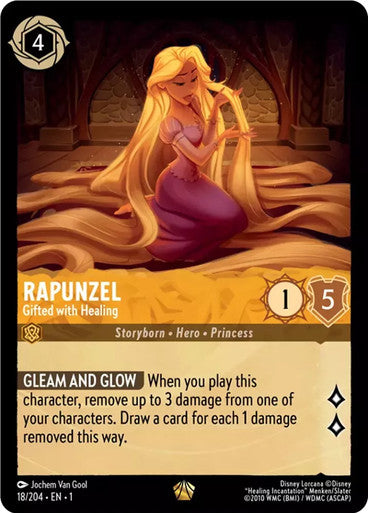 18/204 Rapunzel - Gifted with Healing - Disney Lorcana First Chapter