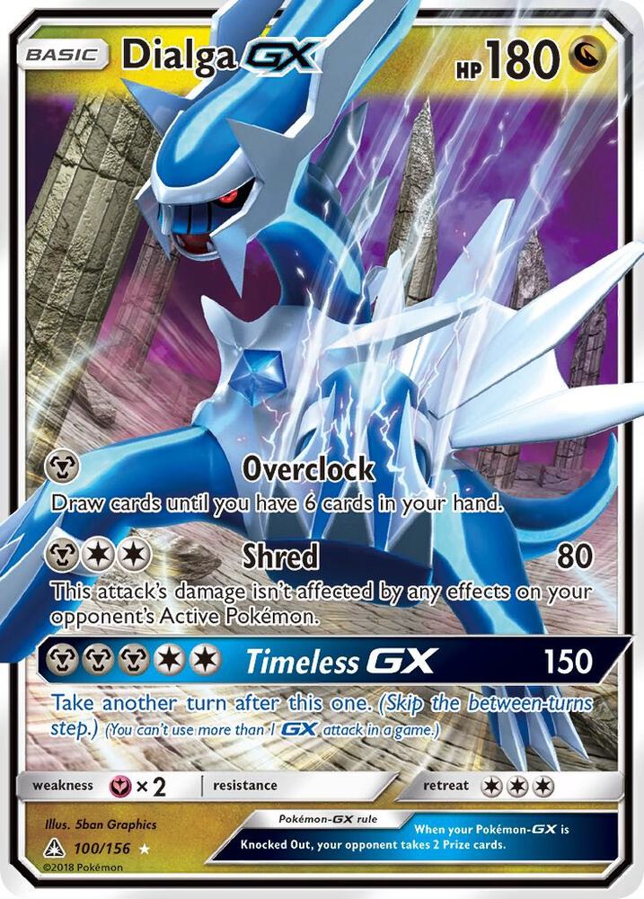 Dialga GX 100/156 (SM - Ultra Prism)  - Holofoil