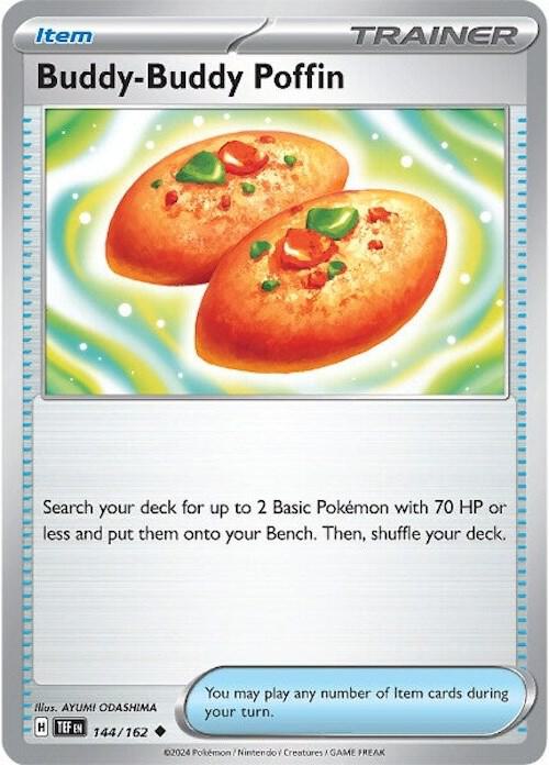 Buddy Buddy Poffin 144/162 (SV05: Temporal Forces)  - Reverse Holofoil