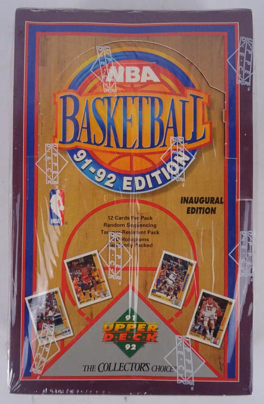 1991/92 Upper Deck Low # NBA Basketball Hobby Box