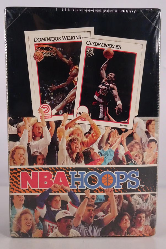 1991/92 Hoops Series 1 Basketball Hobby Rack Box (Reed Buy)