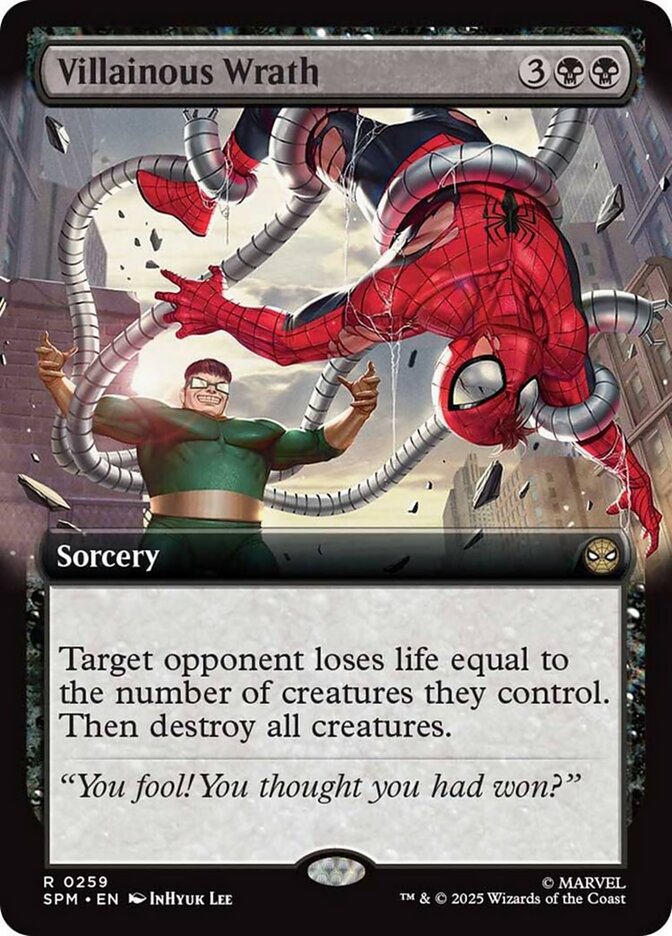Villainous Wrath 259/198 (Marvel's Spider-Man)  - Extended Art Foil
