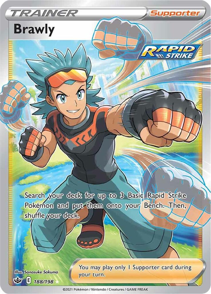 Brawly 188/198 (SWSH06: Chilling Reign)  - Holofoil