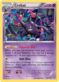 Crobat 033/119 (Miscellaneous Cards & Products)  - Cosmo Holofoil
