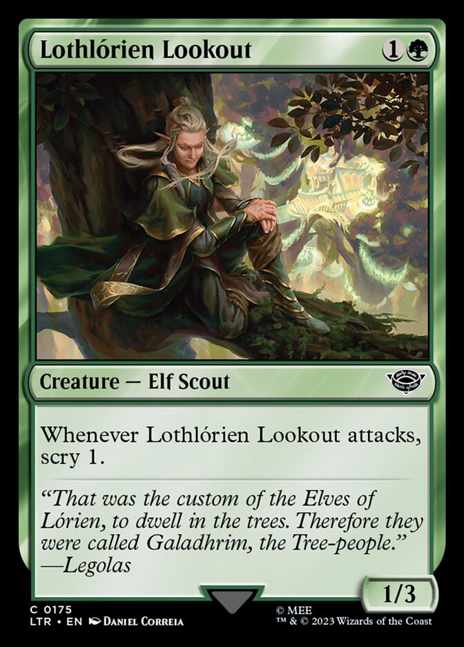 Lothlórien Lookout 175/281 (Universes Beyond: The Lord of the Rings: Tales of Middle-earth) 