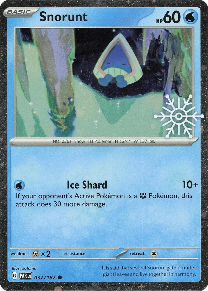 Snorunt Holiday Calendar 037/182 (Miscellaneous Cards & Products)  - Holofoil
