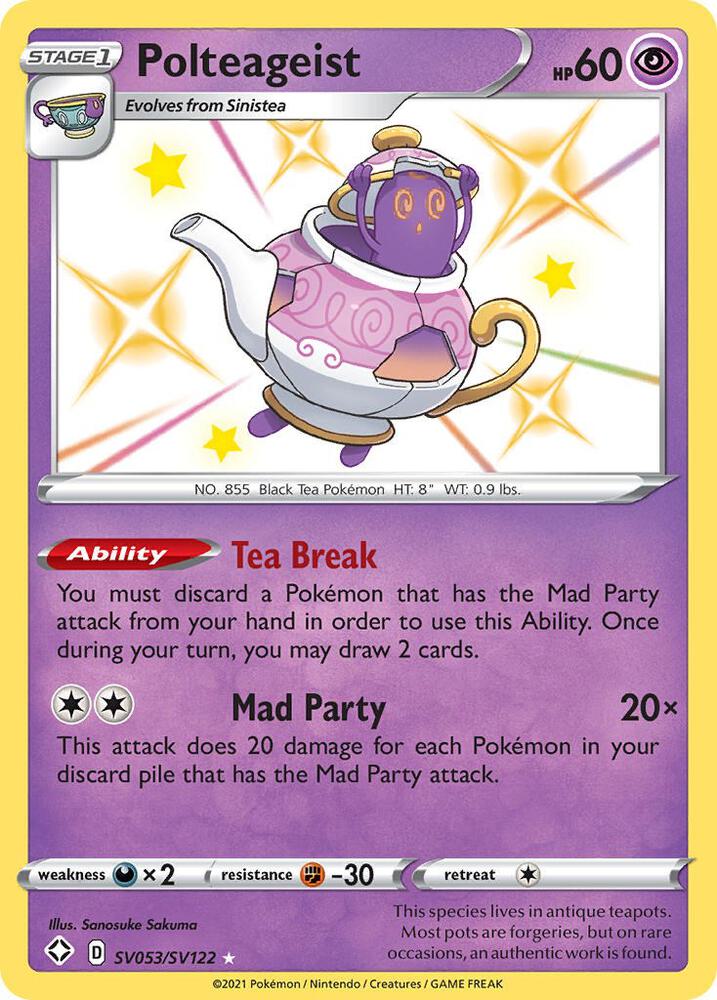 Polteageist SV053/SV122 (Shining Fates: Shiny Vault)  - Holofoil